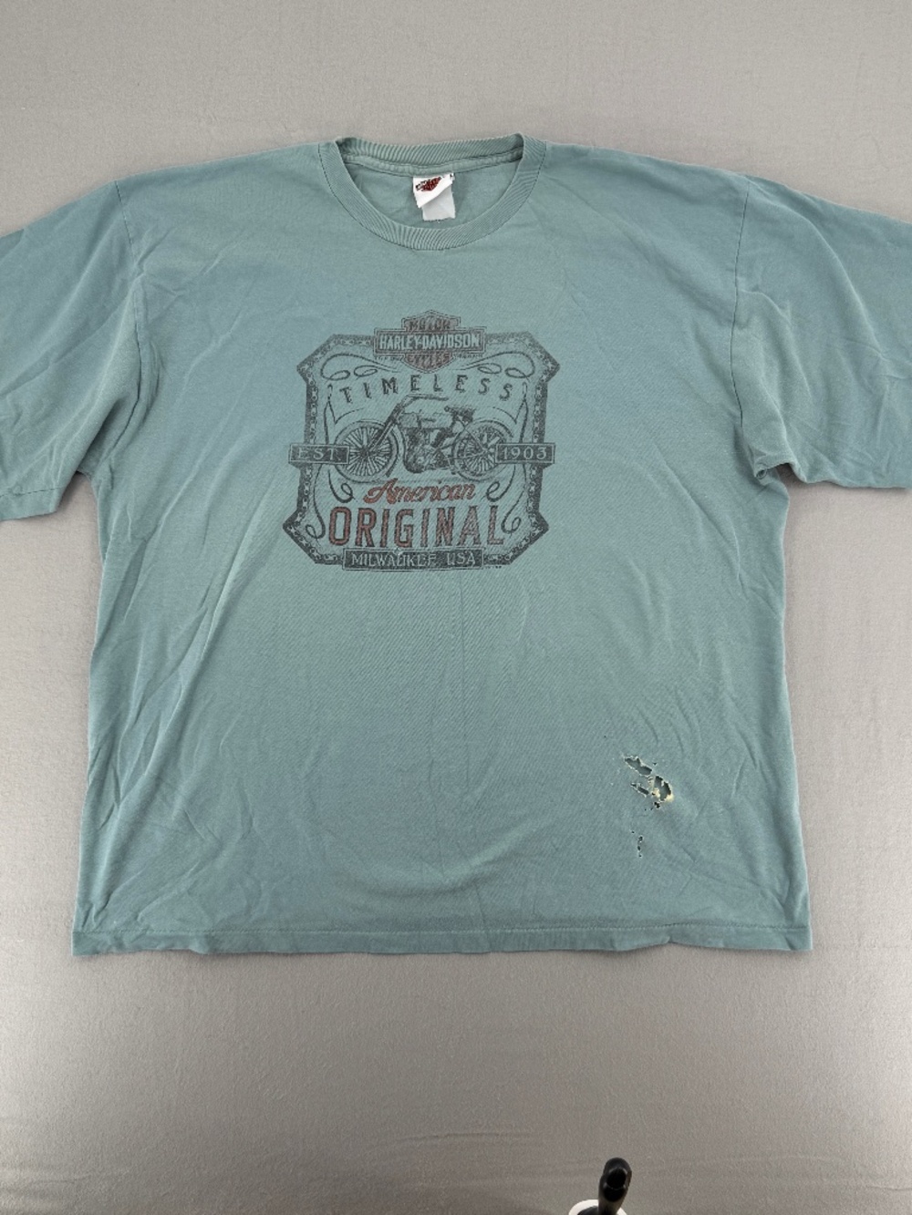 Vintage 90s Harley Davidson Timeless American Original Shirt Single Stitch XL